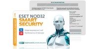 Продление лицензии/активация новой Eset NOD32 Smart Security Family лицензий 3, на 1 год(а), Карта