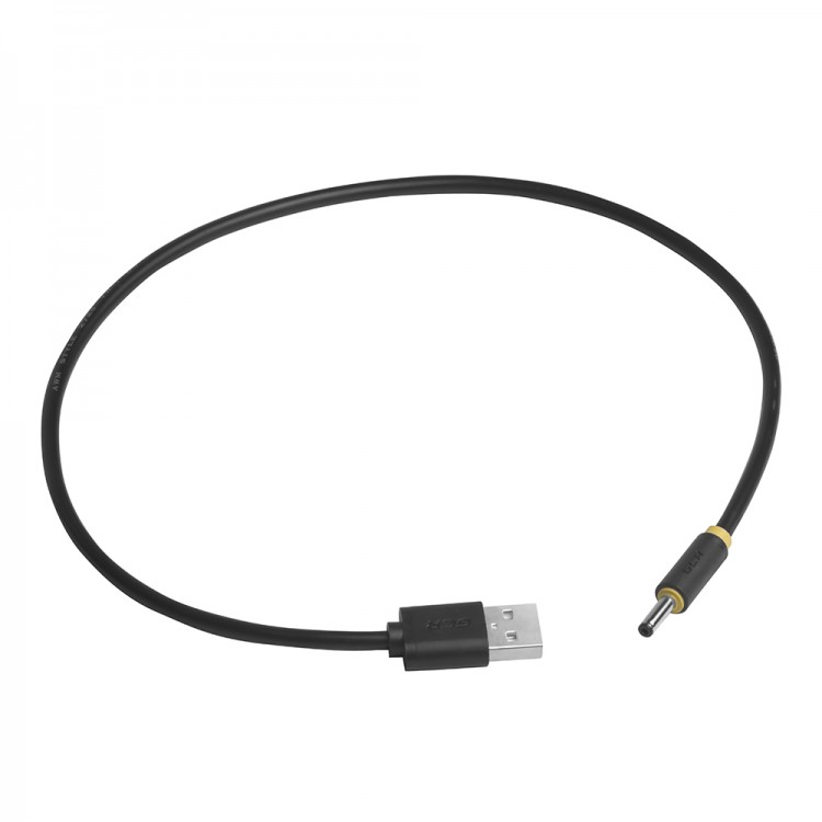 Кабель-адаптер Jack 3.5"(M)-USB,0,5м,Greenconnect GCR-50588,черный,пакет