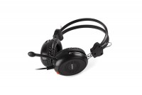 Гарнитура A4Tech HS-30,стерео,2*jack 3.5mm,черная,блистер