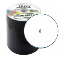 Диск DVD-R Mirex Printable 4,7 Гб 16x 1шт, белый,для печати oem