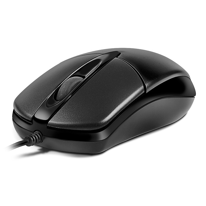 Мышь проводная Sven RX-112, черная, оптическая, 800dpi, USB+PS/2, rtl