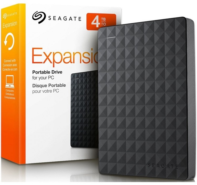Накопитель внешний HDD 2.5" 4Тб Seagate Expansion Portable STEA4000400 32Мб 5400 об/мин,черный,rtl