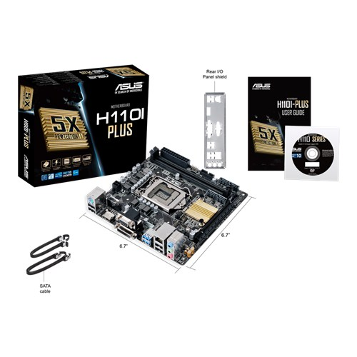 Asus 5X Protection II H110 Plus microATX LGA1151 DDR4