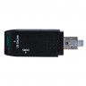 Картридер внешний Orient CR-018B USB 3.0/microUSB, для SD/microSD черный, пакет