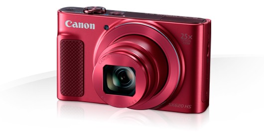 Цифровой фотоаппарат Canon PowerShot SX620 HS красный [3", 20.2 млн, CMOS, 5184 x 3888, 25xZoom, f/