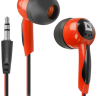Наушники Defender Basic 604,стерео,jack 3.5mm,черные/красные,rtl
