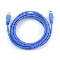 Кабель USB - USB3.0,3м,Gembird CCP-USB3-AMBM-10,синий,пакет