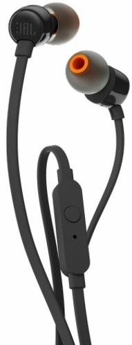 Гарнитура JBL T110,стерео,jack 3.5mm,черная,rtl