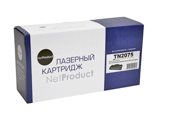 Картридж NetProduct TN-2075 черный (black) для Brother