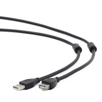 Кабель-удлинитель USB AM - USB AF,3м,Cablexpert CCF2-USB2-AMAF-10,черный,пакет