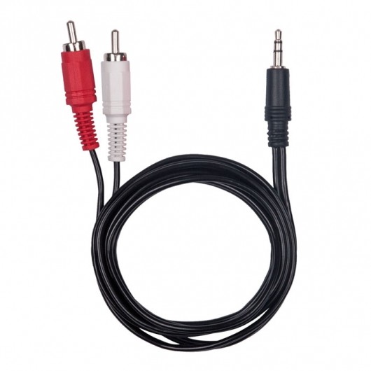 Кабель Jack 3.5"(M)-2*RCA(M),1.5м,Ritmix RCC-077,,пакет