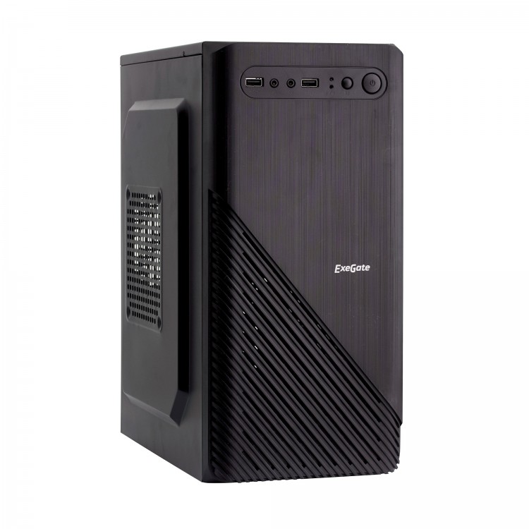 Корпус Exegate BAA-103 без БП, Mini-Tower/mATX, черный