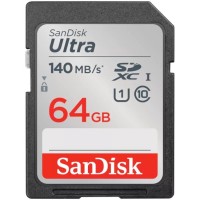 Карта памяти SDXC 64Гб/Class 10/UHS-I,SanDisk Ultra(SDSDUNB-064G-GN6IN)