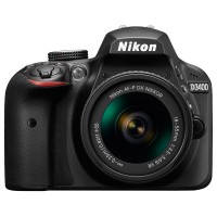 Фотокамера зеркальная Nikon  D3400 18-55 VR Kit AF-P DX Nikkor 18-55mm f/3.5-5.6G VR