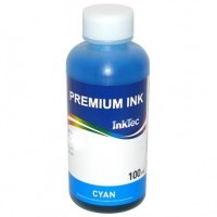 Чернила InkTec E0017-100MC, цвет синий(cyan), для Epson L800/1800, 0.1л.