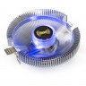 Кулер для процессора,Exegate Wizard EE91-Blue,775/115*/1200/AM2/2+ AM3/3+ AM4 FM1/2 754/939/940,2 200 об/мин,22 ДБ,аллюминий,90мм,синяя подсветка,проз