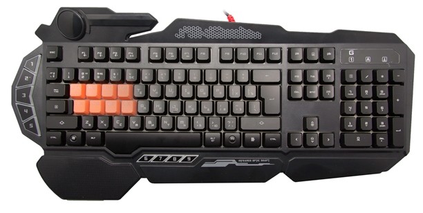 Клавиатура A4Tech Bloody B318  черный USB