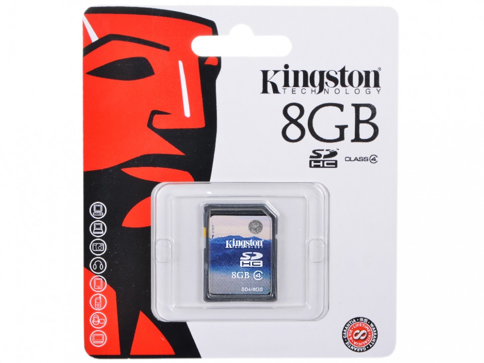 Kingston карта памяти 8gb