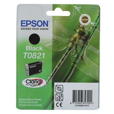 Картридж Epson T0821 черный (black) (Оригинал)  C13T11214A10