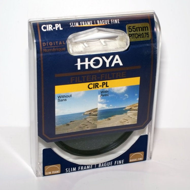 Светофильтр поляризационный Hoya CIR-PL Slim, 55 мм