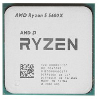 Процессор AMD Ryzen 5 5600X 3,7 ГГц(до 4,6ГГц) (AM4, 32Мб, без видео, 3200 МГц) Vermeer oem