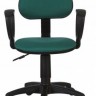 Кресло офисное Бюрократ CH-213AXN/Green, зеленый, ткань/ткань