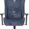 Кресло геймерское Бюрократ KNIGHT N1 BLUE, синее, ткань/ткань