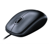Мышь проводная Logitech M100, черная, оптическая, 1000dpi, USB, блистер