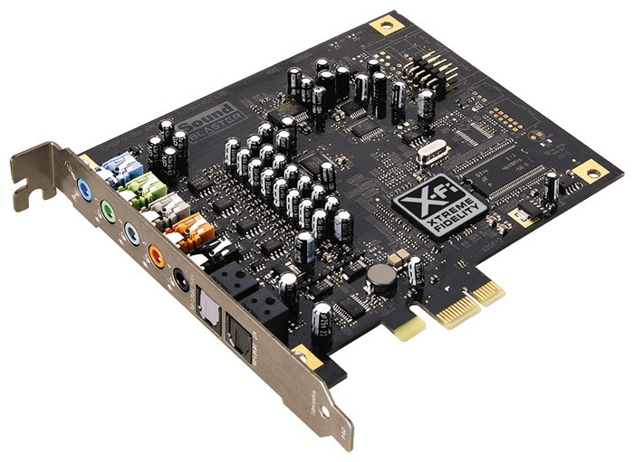 Звуковая карта Creative Sound Blaster X-Fi SB0880 7.1 PCI-E внутренняя OEM (без коробки) 20078