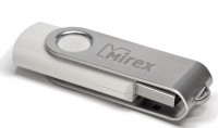 Накопитель USB 2.0 ,8Гб Mirex Color Blade Swivel,белый, металл/пластик