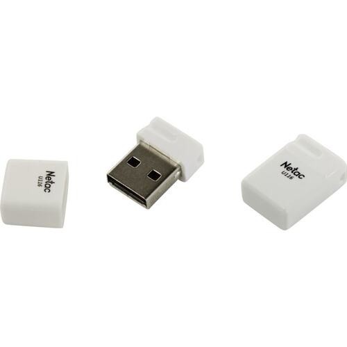 Накопитель USB 2.0, 8Гб Netac U116,белый, пластик