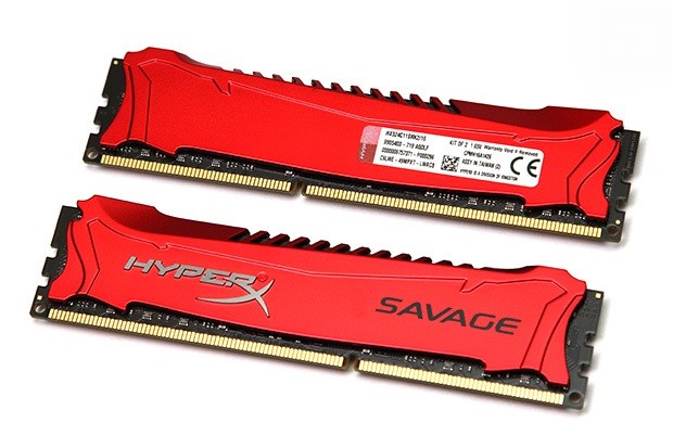 Комплект памяти 16Гб(2х8Гб) Kingston HyperX Savage HX324C11SRK2/16 DDR3(1.65В) DIMM 2400 МГц 19200 М