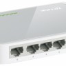 Сетевой коммутатор TP-Link TL-SF1005D, 5 портов 10/100 Мбит/сек, внешний, белый, rtl, 7609