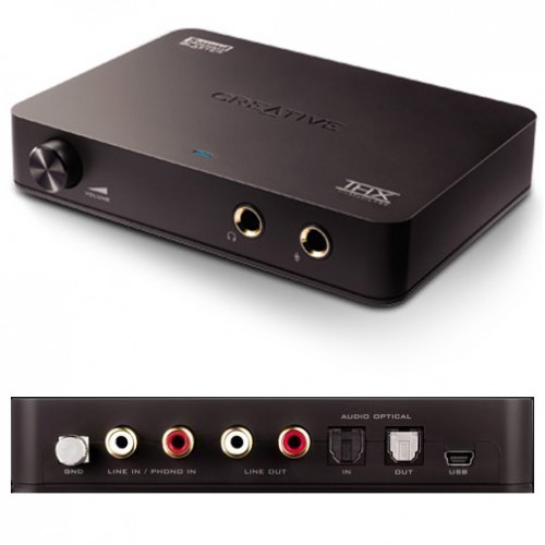 Звуковая карта Creative Sound Blaster X-Fi HD SB1240 2.0 USB внешняя Коробочная RTL 70SB124000005