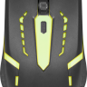 Мышь игровая, с подсветкой Defender Flash MB-600L, черная, оптическая, 1200dpi, USB, rtl