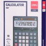 Калькулятор настольный Deli Core E1507 светло-серый 12-разр.