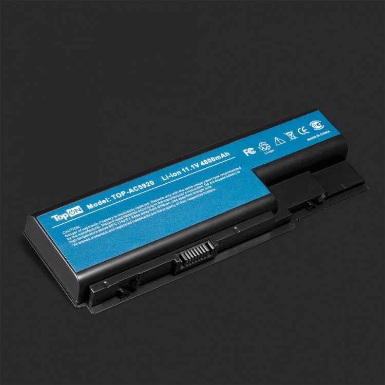 Батарея для ноутбука Top-On AC5920 11,1 Вольт/4400 mAh для Aspire 5310G, 5315G, 5520G, 5710G, 5715G, 5720G, 5739, 5910G, 5920G, 6920, 7330, 7520, 7720