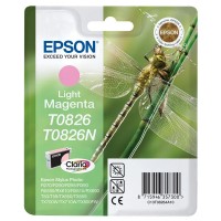 Картридж Epson T0826 светлый маджента (light magenta) (Оригинал)  C13T11264A10