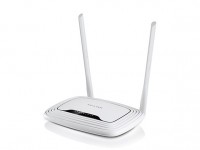 Маршрутизатор Wi-Fi TP-Link TL-WR842N, 4 порта 10/100 Мбит/сек , внешний, белый, rtl, 29446