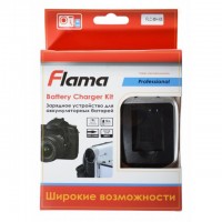 Зарядное устройство Flama FLC-MH-65 4.2-8.4В/0,6А для EN-EL12, черный, rtl