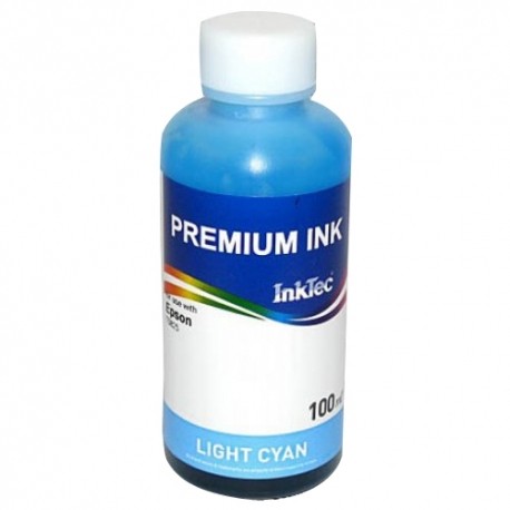 Чернила InkTec E0010, цвет светло-синий(cyan light), для Epson R270, 0.1л.