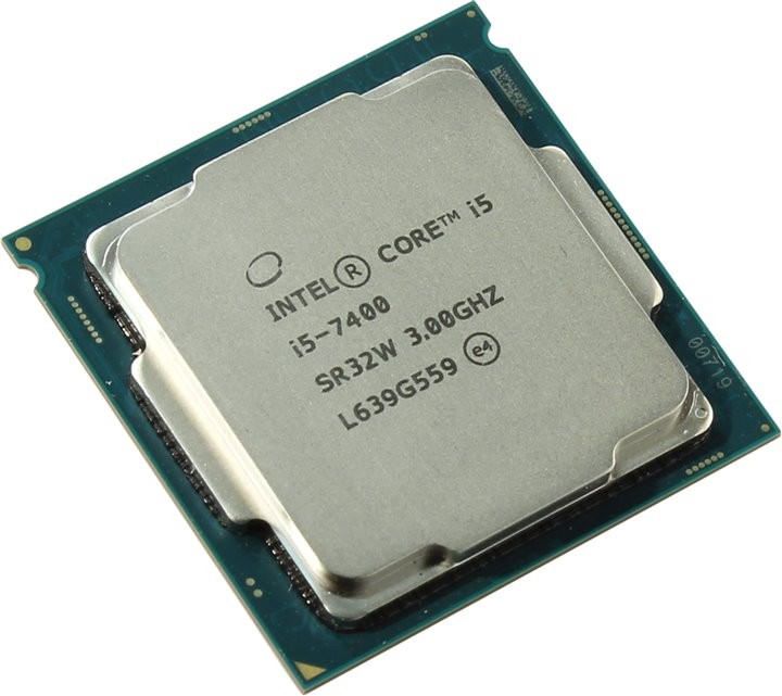 Процессор Intel Core i5 7400 3,0 ГГц (до 3,5 ГГц Turbo Boost) (s1151, 6 Mb, 2400 МГц) Kaby Lake oem