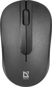 Мышь беспроводная Defender MM-285, черная, оптическая, 1600dpi, USB, блистер
