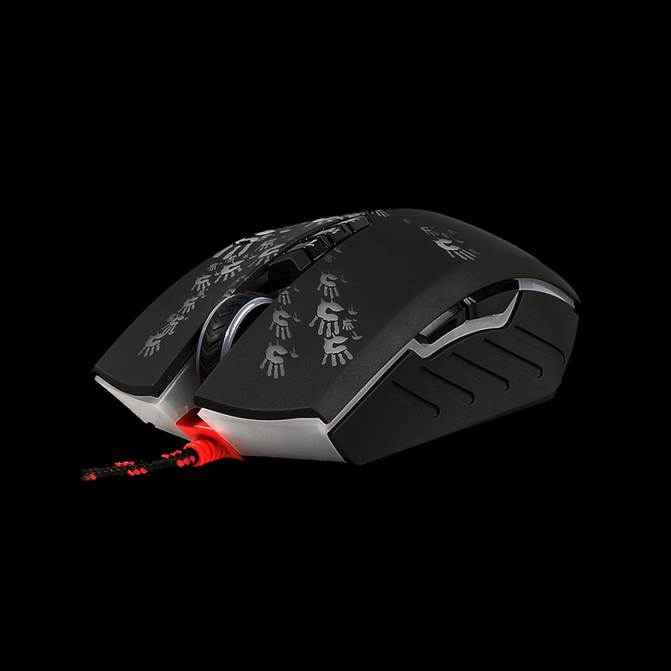 Мышь игровая A4Tech Bloody A6 Blazing, черная, оптическая, 4000dpi, USB ...