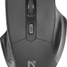 Мышь беспроводная Defender Datum MB-345, черная, оптическая, 1600dpi, USB(для приёмника), блистер