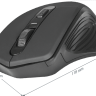 Мышь беспроводная Defender Datum MB-345, черная, оптическая, 1600dpi, USB(для приёмника), блистер