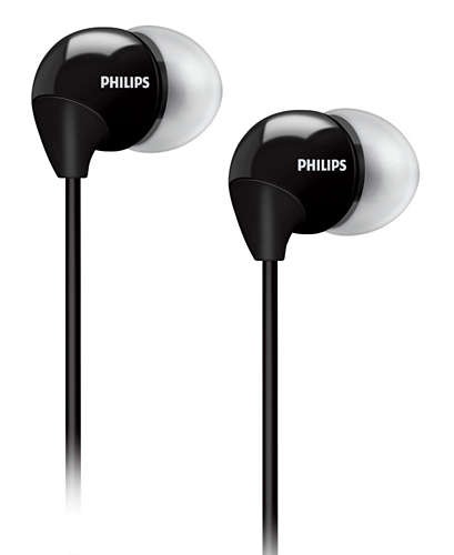 Наушники Philips Bass Sound SHE3590BK 2.0 проводные jack 3.5 мм черный блистер