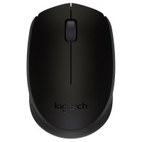 Мышь беспроводная Logitech M171, черная, оптическая, 1000dpi, USB(для приёмника), блистер