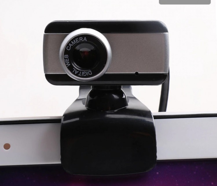 Цифровая WEB-камера 480P XZ004 USB высокочувств.микрофон серебристая