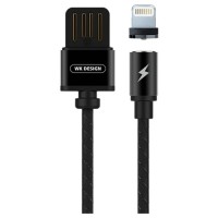 Кабель USB-Apple 8pin(магнитный),1м,WK Deisgn WDC-046,черный,rtl